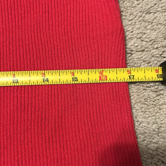 NWOT Banana Republic Red Light Sweater Tank- Size L - Picture 15 of 16
